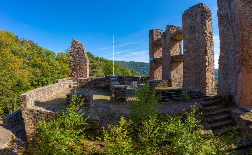 Burgruine Ramburg, Ramberg, Rhineland-Palatinate, Germany, Germany